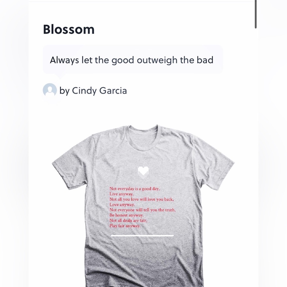 Available in T-Shirts, hoodies, and crew neck. Options for color. Unisex